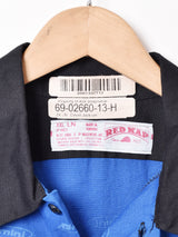 RED KAP 切り替えデザイン 長袖 ワークシャツワンピース