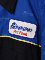 RED KAP 切り替えデザイン 長袖 ワークシャツワンピース