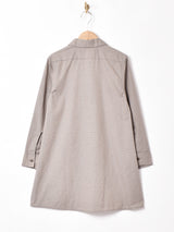 チェック柄 長袖 ワークシャツワンピース