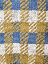 Meridian シェパードチェック クルーネックカーディガン