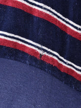 アメリカ製 ボーダー Vネックベロアトップス