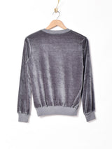 アメリカ製 Vネック ベロアトップス