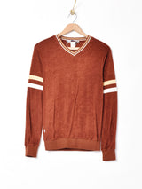 Levi's Vネック ライン パイルトップス