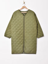 【2色展開】Elcamino キルティング ロングコート