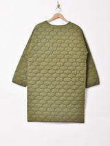 【2色展開】Elcamino キルティング ロングコート