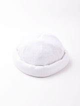 【4色展開】 コットンリネン ロールキャップ