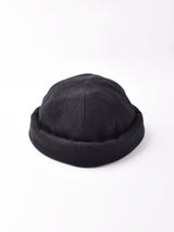 【4色展開】コットンリネン ロールキャップ