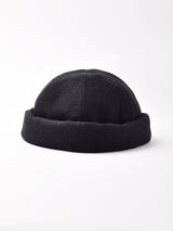 【4色展開】コットンリネン ロールキャップ