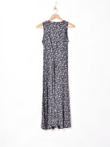 小花柄 スリーブレスワンピース