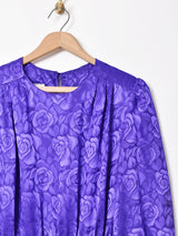 アメリカ製 織柄 長袖ワンピース