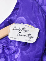 アメリカ製 織柄 長袖ワンピース