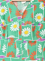 70's 花柄スリーブレスワンピース