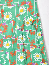 70's 花柄スリーブレスワンピース