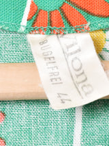 70's 花柄スリーブレスワンピース