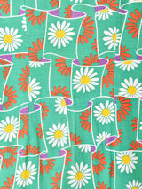 70's 花柄スリーブレスワンピース