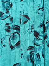 花柄 シルクワンピース