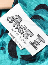 花柄 シルクワンピース