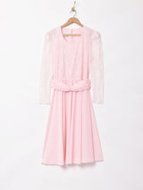 レースデザインワンピース