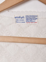 日本製 クロシェカーディガン