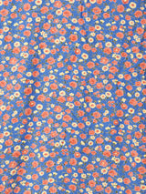 小花柄 スリーブレストップス