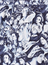 総柄 長袖シャツ