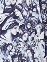 総柄 長袖シャツ