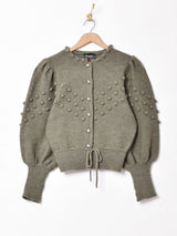 バルーンスリーブ チロルカーディガン