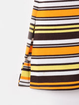 70's ボーダー スリーブレス トップス