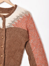 デザインモヘアカーディガン