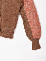 デザインモヘアカーディガン