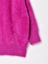 【3色展開】Meridian Vネックシャギーセーター