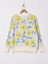 Meridian 花柄セーター