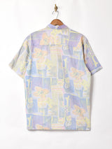 総柄 半袖シャツ