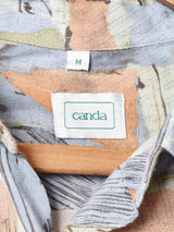 総柄 半袖シャツ