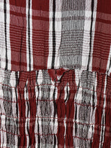 レースアップ スリーブレスワンピース