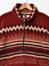 アメリカ製 Woolrich フリース プルオーバージャケット