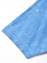 織り柄 シルク ハワイアンシャツ