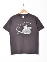 【2色展開】Backersバイクスター 両面プリントTシャツ