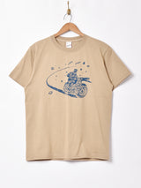 【2色展開】Backersバイクスター 両面プリントTシャツ