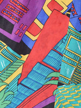 総柄 シルク ショートパンツ