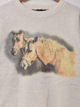 ホースプリント スウェットシャツ