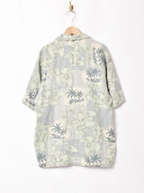 シルク ハワイアンシャツ