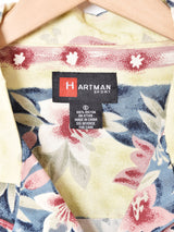 フラワーライン オープンカラー半袖シャツ