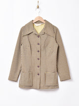 チェック柄 ジャケット