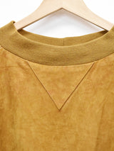 スエード 長袖トップス