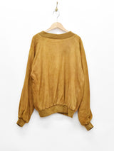 スエード 長袖トップス