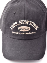 【2色展開】刺繍入りキャップ 1989NY