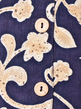 総柄 長袖シャツ