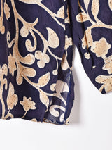 総柄 長袖シャツ