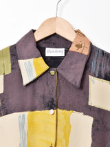 イギリス製 総柄 長袖シャツ